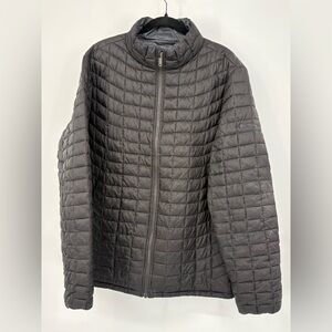 BEN SHERMAN Quilted Puffer Jacket Full Zip Pockets Black Men’s XL